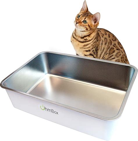 best cat litter for stainless steel litter box|extra large stainless steel cat litter box.